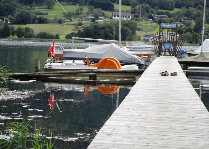 Regine Haus Kmb Seeblick Am Ossiachersee, Hallenbad, Skiarena Gerlitzen 博登斯多夫